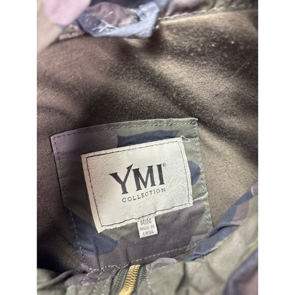 Camouflage YMI Collection Utility Vest Pockets Drawstring Waist Size M No Hood - Picture 5 of 6